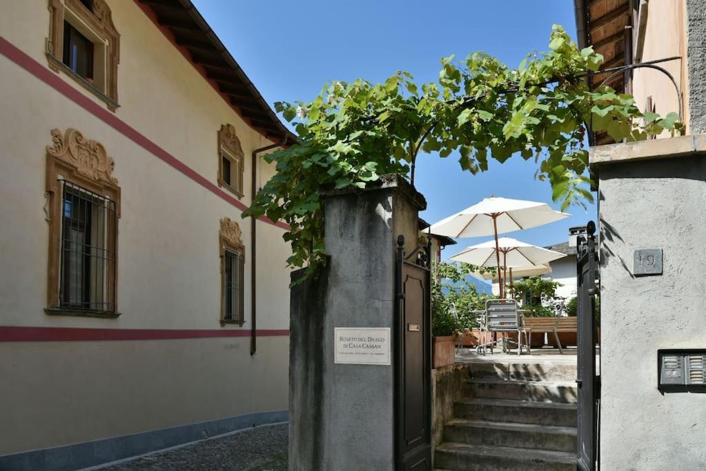 Il Drago Al Roseto Del Drago Villa San Bernardo  Exterior photo