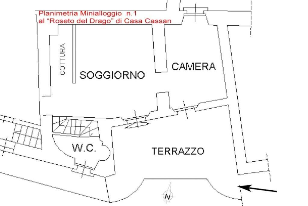 Il Drago Al Roseto Del Drago Villa San Bernardo  Exterior photo